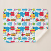 Couverture Sherpa Sesame Street Noël Présente Motif (Devant (Horizontal))
