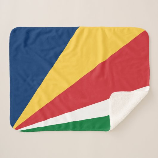 Couverture Sherpa Seychelles Flag (Devant (Horizontal))