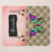 Couverture Sherpa Shabby Chic Whimsical Pop Art Collage (Devant (Horizontal))
