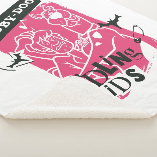 Couverture Sherpa Shaggy and Scooby Doo Meddling Kids Punk Outline (3/4)