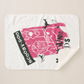 Couverture Sherpa Shaggy and Scooby Doo Meddling Kids Punk Outline (Devant (Horizontal))