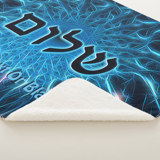 Couverture Sherpa Shalom Sur Fractage Bleu (3/4)