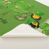 Couverture Sherpa Shamrocks et Leprechaun (3/4)