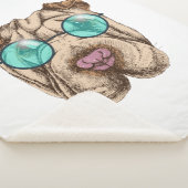 Couverture Sherpa Sharpei dans des lunettes de soleil (3/4)