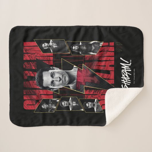 Couverture Sherpa SHAZAM ! Furie des dieux | Groupe SHAZAMily (Devant (Horizontal))