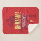 Couverture Sherpa SHAZAM ! Furie des dieux | Silhouette Flexante (Devant (Horizontal))