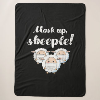 Couverture Sherpa Sheep in mask | Animal Lovers