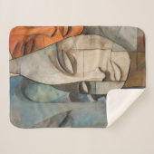 Couverture Sherpa Sherpa Blanket Abstrait Sorrow Art (Devant (Horizontal))