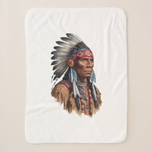 Couverture Sherpa Sherpa Blanket - Amérindiens