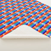 Couverture Sherpa Sherpa Blanket avec le drapeau de Saint-Pétersbour (3/4)