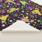 Couverture Sherpa Sherpa Blanket avec Micheals Dragons sur les étoil (3/4)