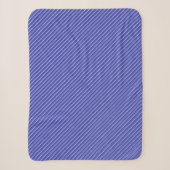 Couverture Sherpa Sherpa Blanket - Blue Stripe Pattern (Devant)