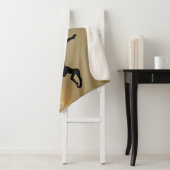 COUVERTURE SHERPA SHERPA BLANKET DE GYMNASTICS GIRL. (En situation)