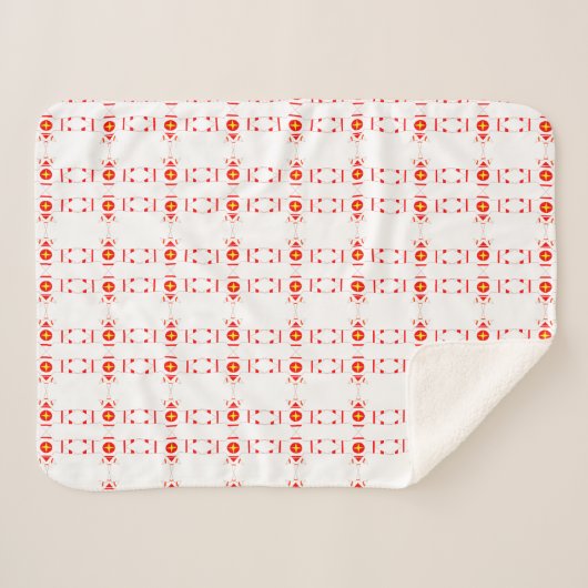 Couverture Sherpa Sherpa Blanket, Face Est (Devant (Horizontal))