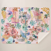 Couverture Sherpa Sherpa Blanket Faith Hope Love (Devant (Horizontal))