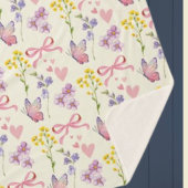 Couverture Sherpa Sherpa Blanket, Fleur sauvage du printemps