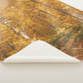 Couverture Sherpa Sherpa Blanket Forêt d'automne Gold Rays (3/4)