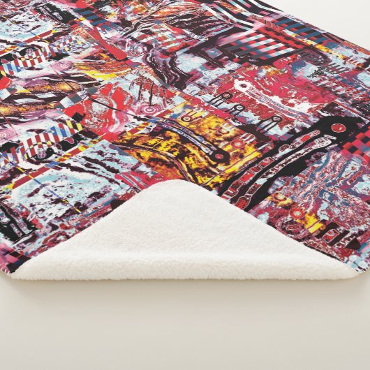 Couverture Sherpa Sherpa Blanket – Fragmented Pulse (3/4)