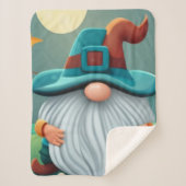 Couverture Sherpa Sherpa Blanket Gnome Fall, Fall Sherpa Throw (Devant)