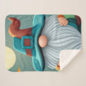 Couverture Sherpa Sherpa Blanket Gnome Fall, Fall Sherpa Throw (Devant (Horizontal))
