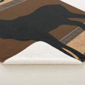 Couverture Sherpa Sherpa Blanket-Grand Elk De Pierre-Jaune Brown (3/4)