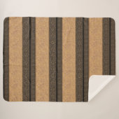 Couverture Sherpa Sherpa Blanket-Grandes Brown Yellowstone (Devant (Horizontal))