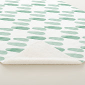 Couverture Sherpa Sherpa Blanket - Green Pattern (3/4)