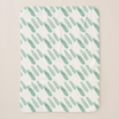 Couverture Sherpa Sherpa Blanket - Green Pattern (Devant)