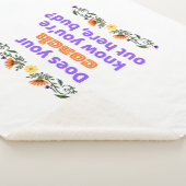 Couverture Sherpa Sherpa blanket hockey gift does coach know (3/4)