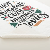 Couverture Sherpa Sherpa blanket Hot Chocolate & Cozy Christmas Vibe (3/4)