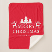 Couverture Sherpa Sherpa Blanket - Joyeux Noël (Devant)