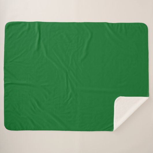 Couverture Sherpa Sherpa Blanket-Large Jade Green (Devant (Horizontal))