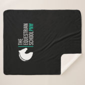 Couverture Sherpa Sherpa Blanket - Logo blanc (Devant (Horizontal))