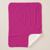 Couverture Sherpa Sherpa Blanket, Magenta (Devant)