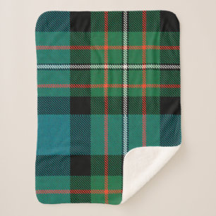 Couverture Sherpa Sherpa Blanket Op Art Ferguson Tartan
