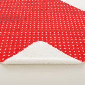 Couverture Sherpa Sherpa Blanket Pois rouge (3/4)