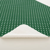 Couverture Sherpa Sherpa Blanket Pois verte (3/4)