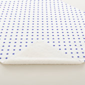 Couverture Sherpa Sherpa Blanket (Small) - Blue Dots Pattern (3/4)