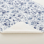 Couverture Sherpa Sherpa Blanket (Small) - Blue & Grey Pattern (3/4)