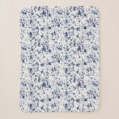 Couverture Sherpa Sherpa Blanket (Small) - Blue & Grey Pattern (Devant)