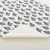 Couverture Sherpa Sherpa Blanket (Small) - Christmas Trees Pattern (3/4)