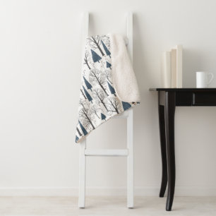 Couverture Sherpa Sherpa Blanket (Small) - Winter Pattern