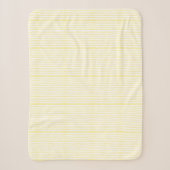 Couverture Sherpa Sherpa Blanket (Small) - Yellow Stripes Pattern (Devant)