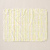 Couverture Sherpa Sherpa Blanket (Small) - Yellow Stripes Pattern (Devant (Horizontal))