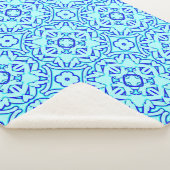 Couverture Sherpa Sherpa Blanket, un élégant motif en tissu classiqu (3/4)