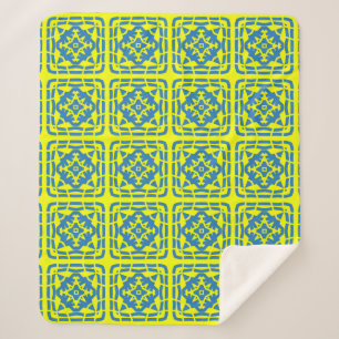 Couverture Sherpa Sherpa Blanket, Un élégant motif géométrique pp0p