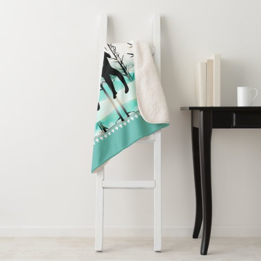 Couverture Sherpa Sherpa Blanket-Yellowstone Deer (En situation)