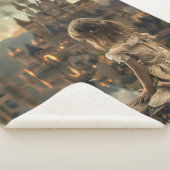 Couverture Sherpa Sherpa Deken avec Princess Elly Print - Warm et Be (3/4)