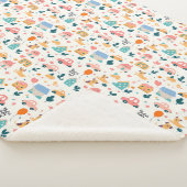 Couverture Sherpa Sherpa Fleece Blanket avec un motif ludique (3/4)