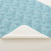 Couverture Sherpa Sherpa Fleece Blanket - Flacons de Feuilles (3/4)